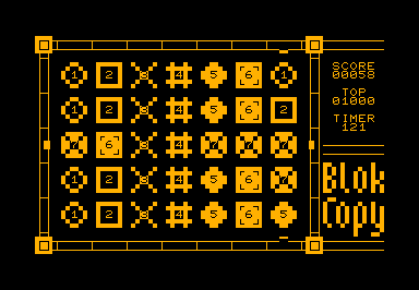 Blok Copy game screenshot for Commodore PET